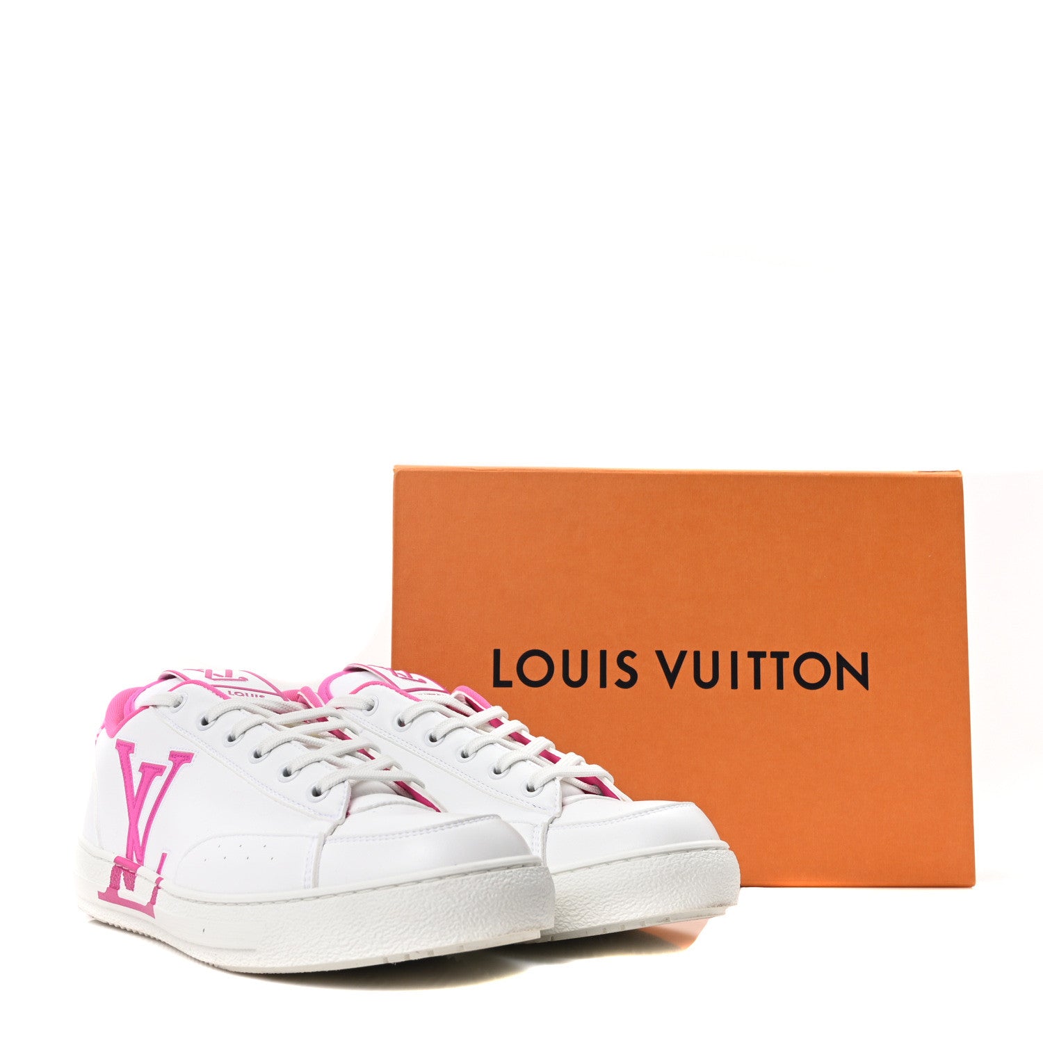 Louis Vuitton Calfskin Charlie Sneaker 41 Magenta 10 of 10