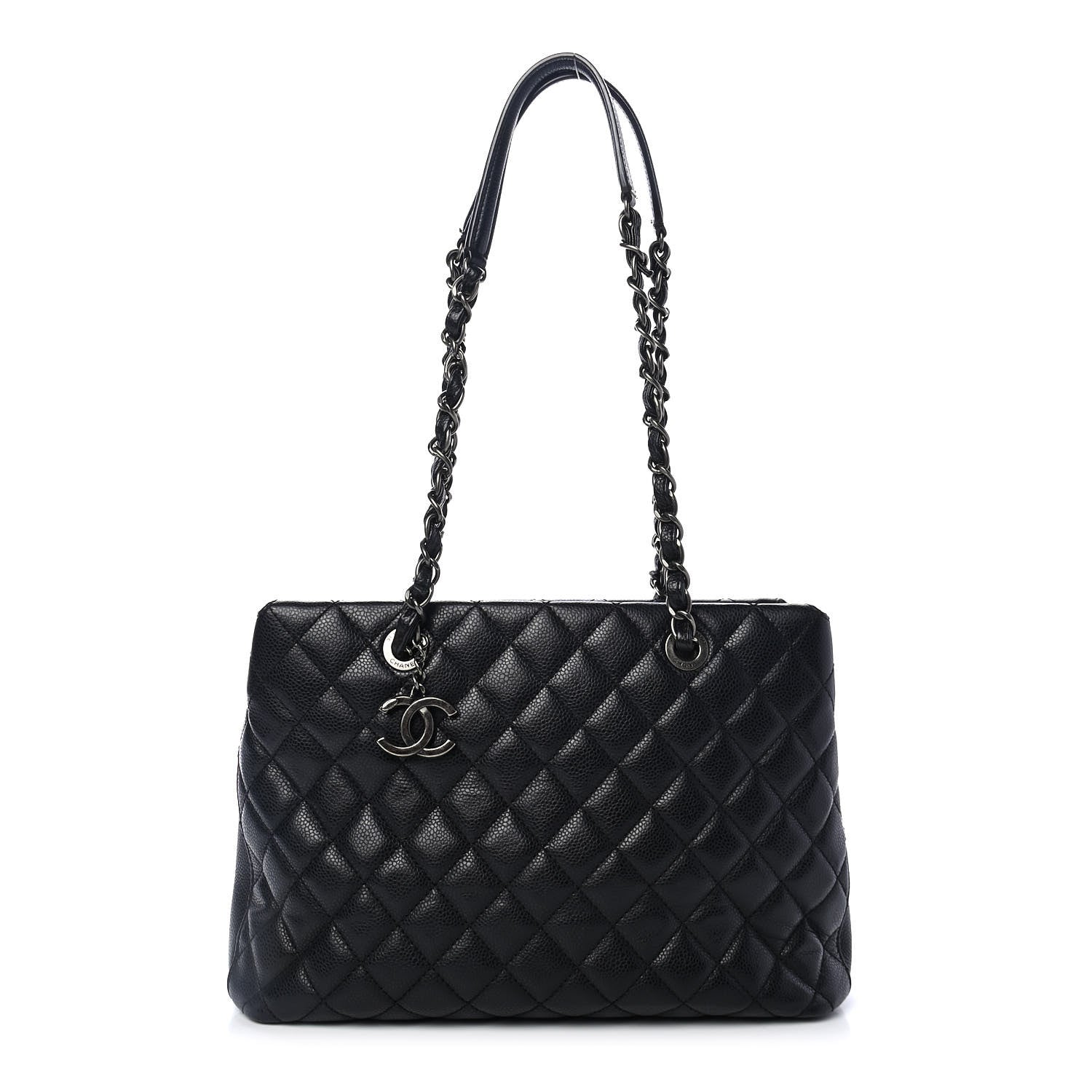 Chanel Caviar Quilted City Shopping Tote Black 1 of 4