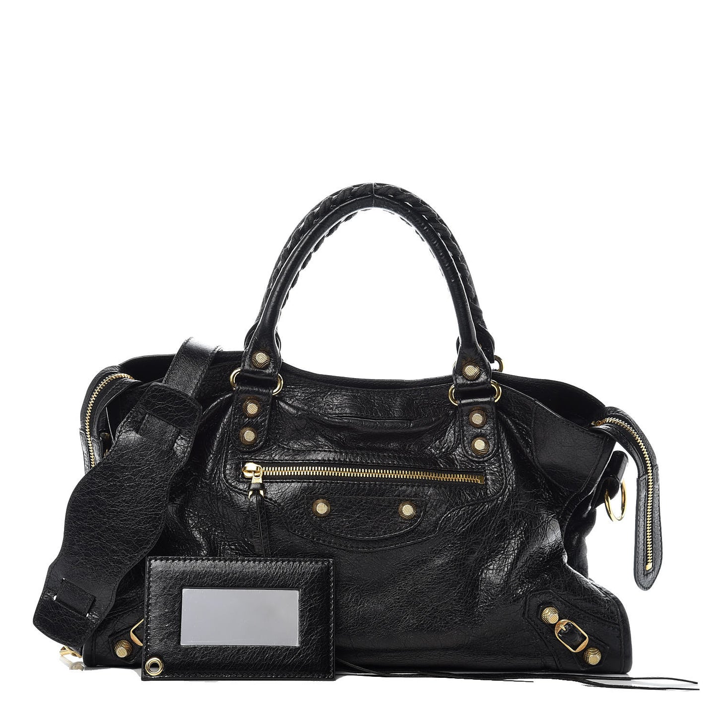 Agneau Giant 12 Gold Hardware City Black
