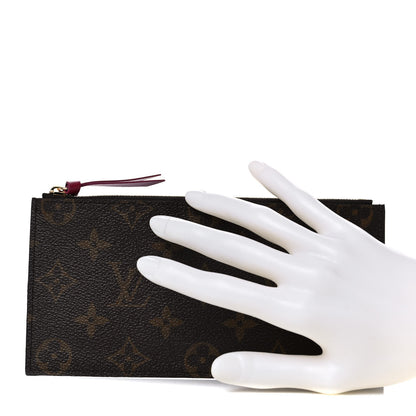 Louis Vuitton Monogram Felicie Chain Wallet Zippered Insert 2 of 6