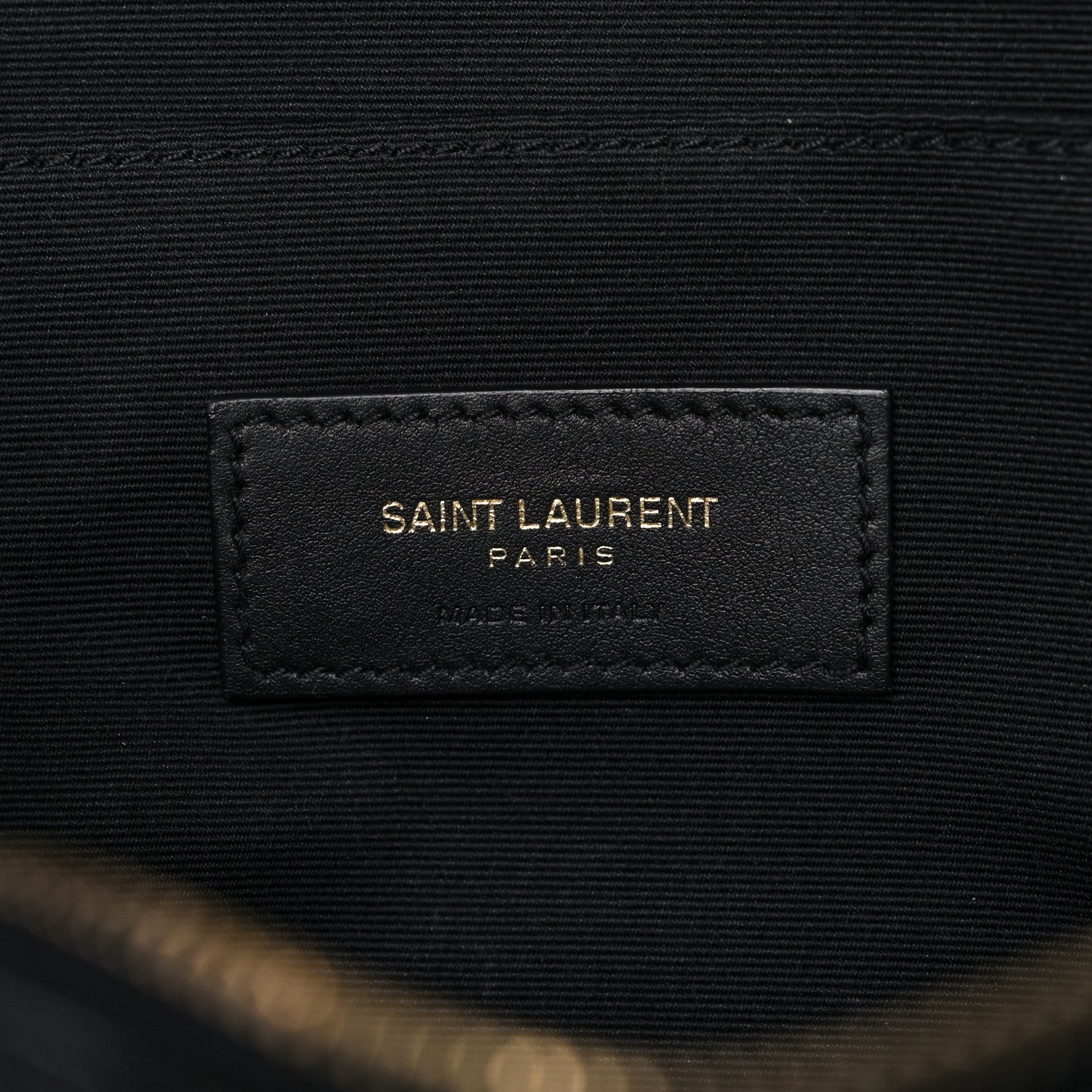 Saint Laurent Grain De Poudre Monogram Belt Bag Black 11 of 25