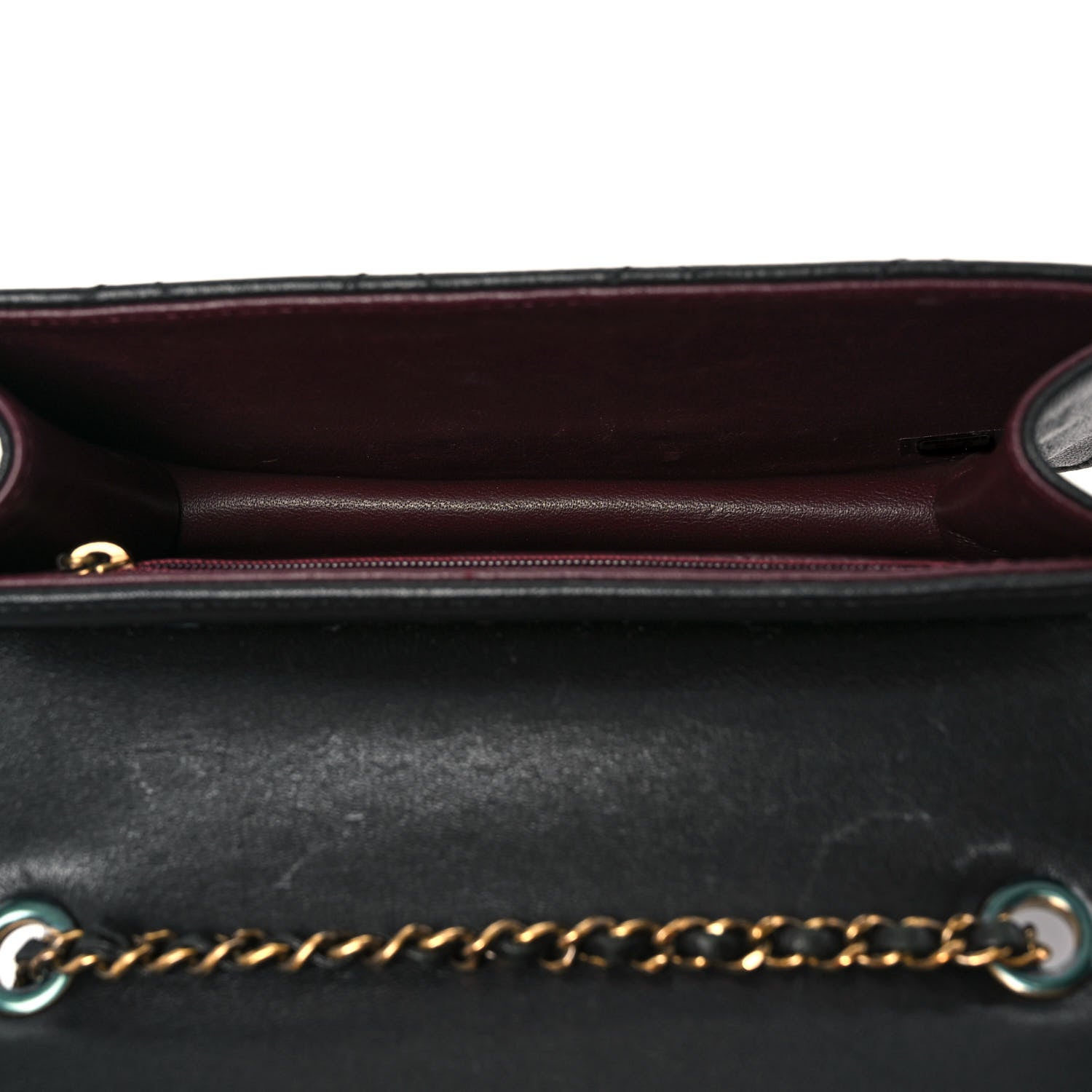 Chanel Sheepskin Quilted Mini Beauty Lock Flap Black 5 of 11
