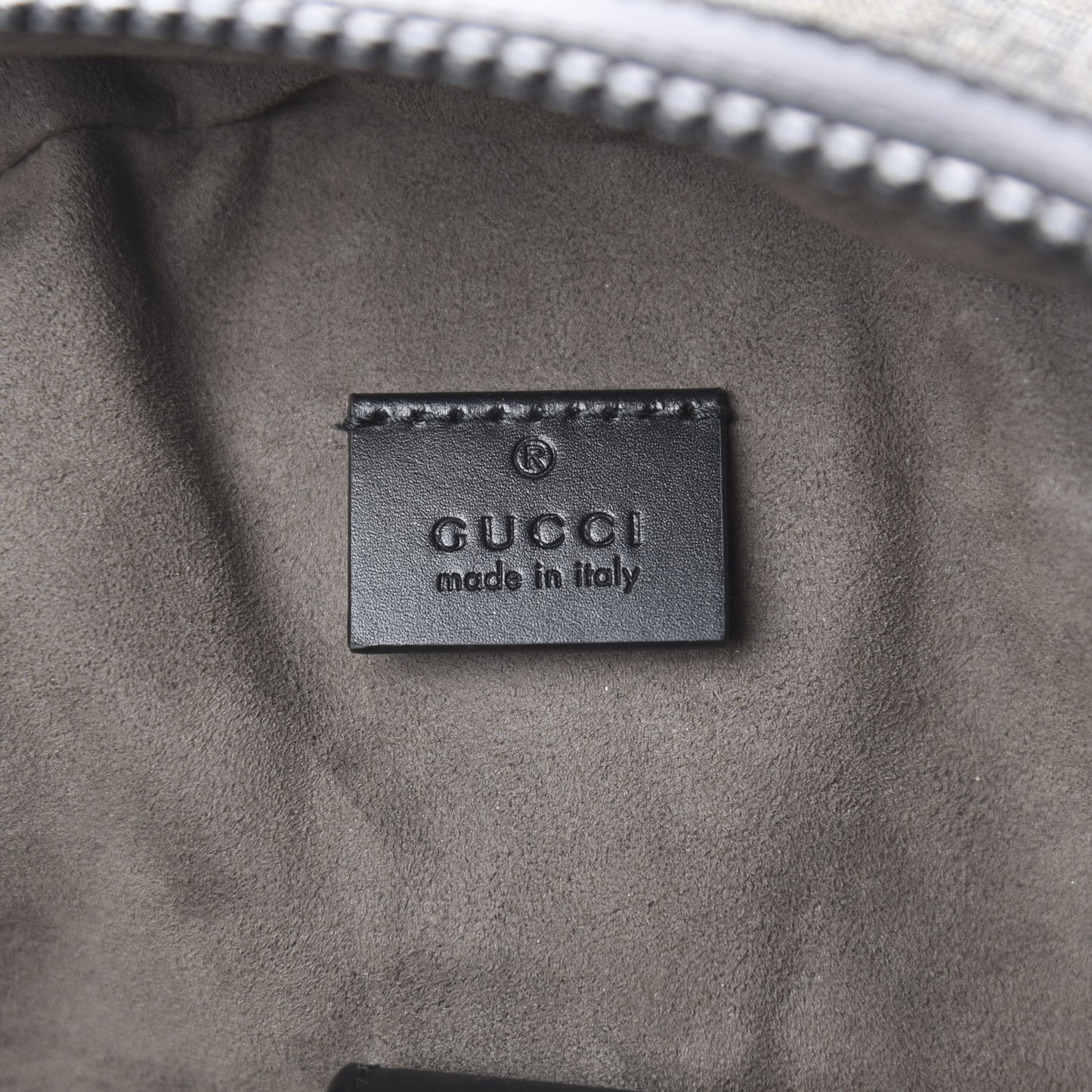 GG Supreme Monogram Medium Backpack Black