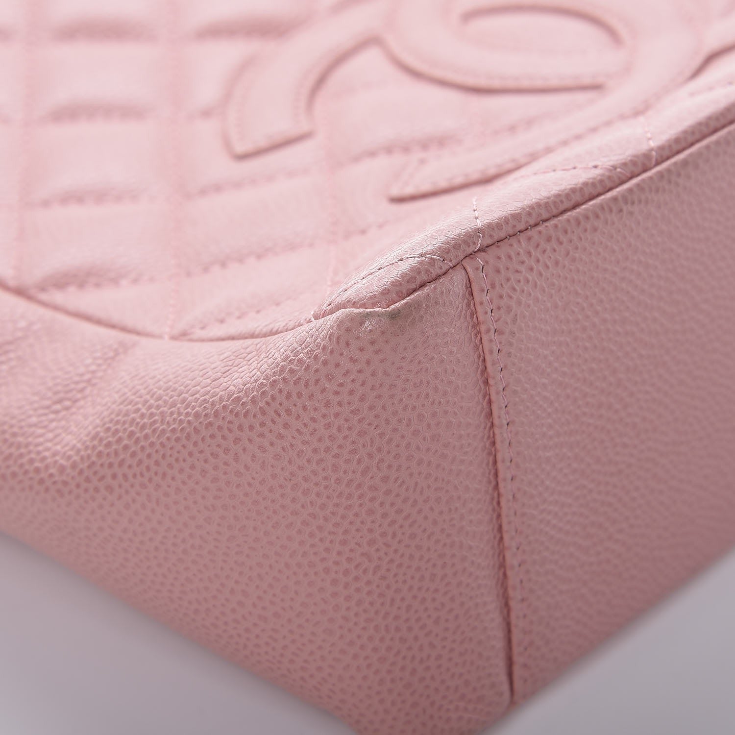 Chanel Caviar Petit Shopping Tote PST Pink 8 of 11