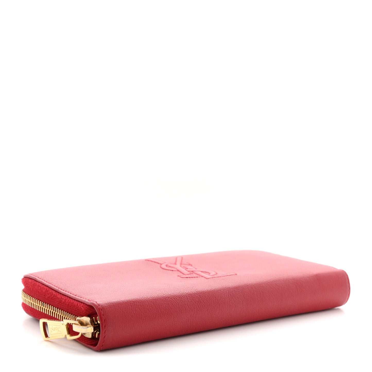 Chevre Belle De Jour Zip Around Wallet Rouge Orient
