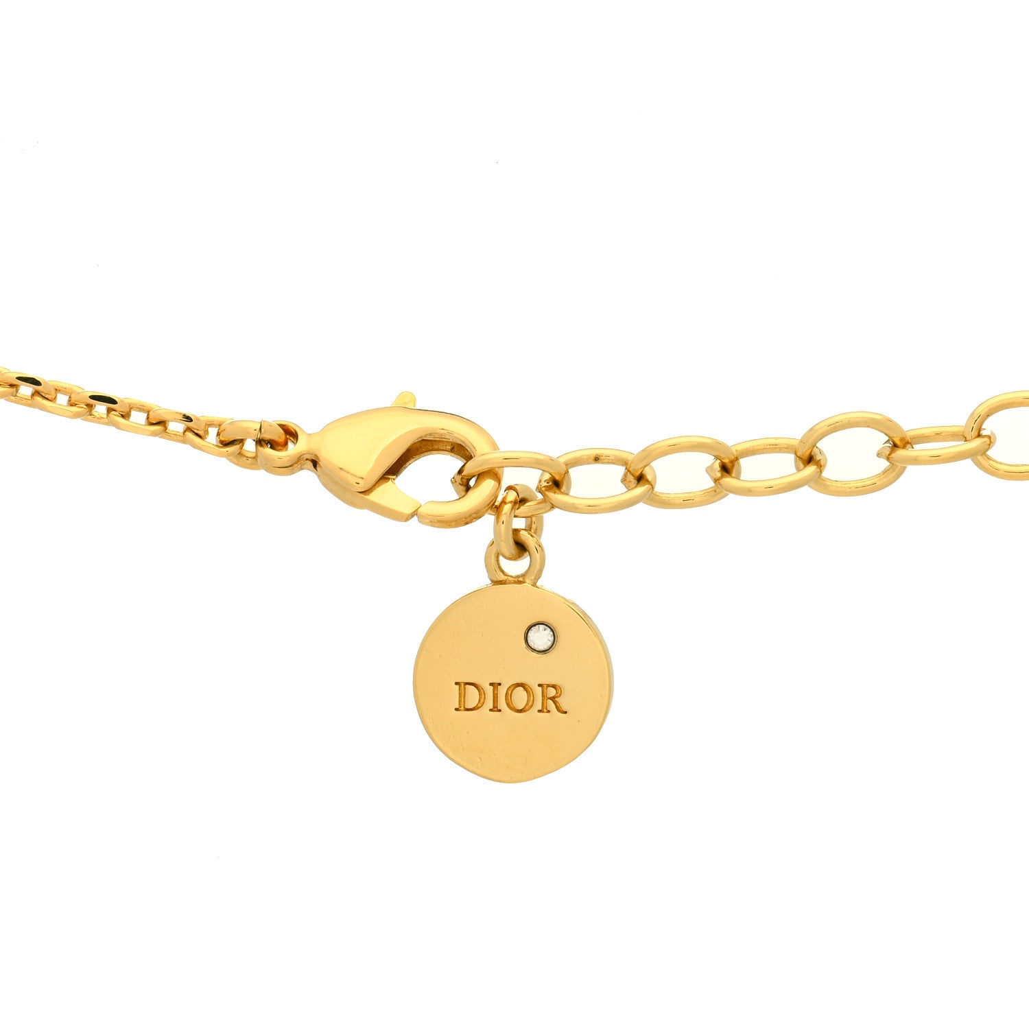 Christian Dior Crystal Dio(r)evolution Necklace Gold 4 of 4