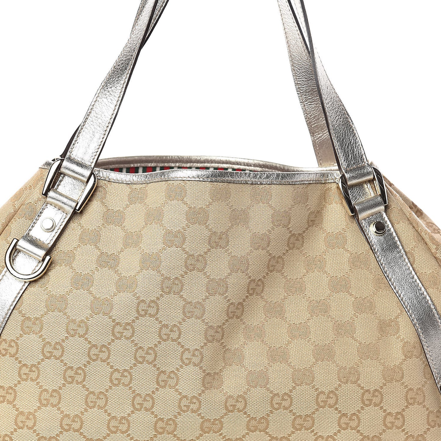 Monogram Medium Abbey Shoulder Bag Gold
