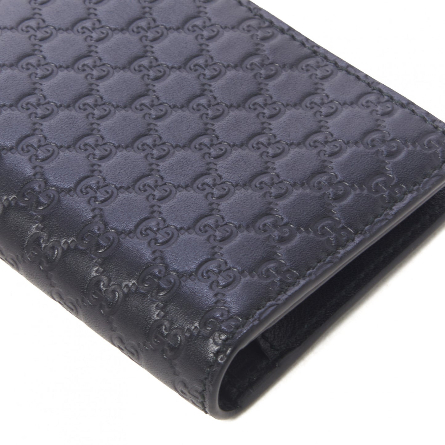 Microguccissima Card Case Wallet Black