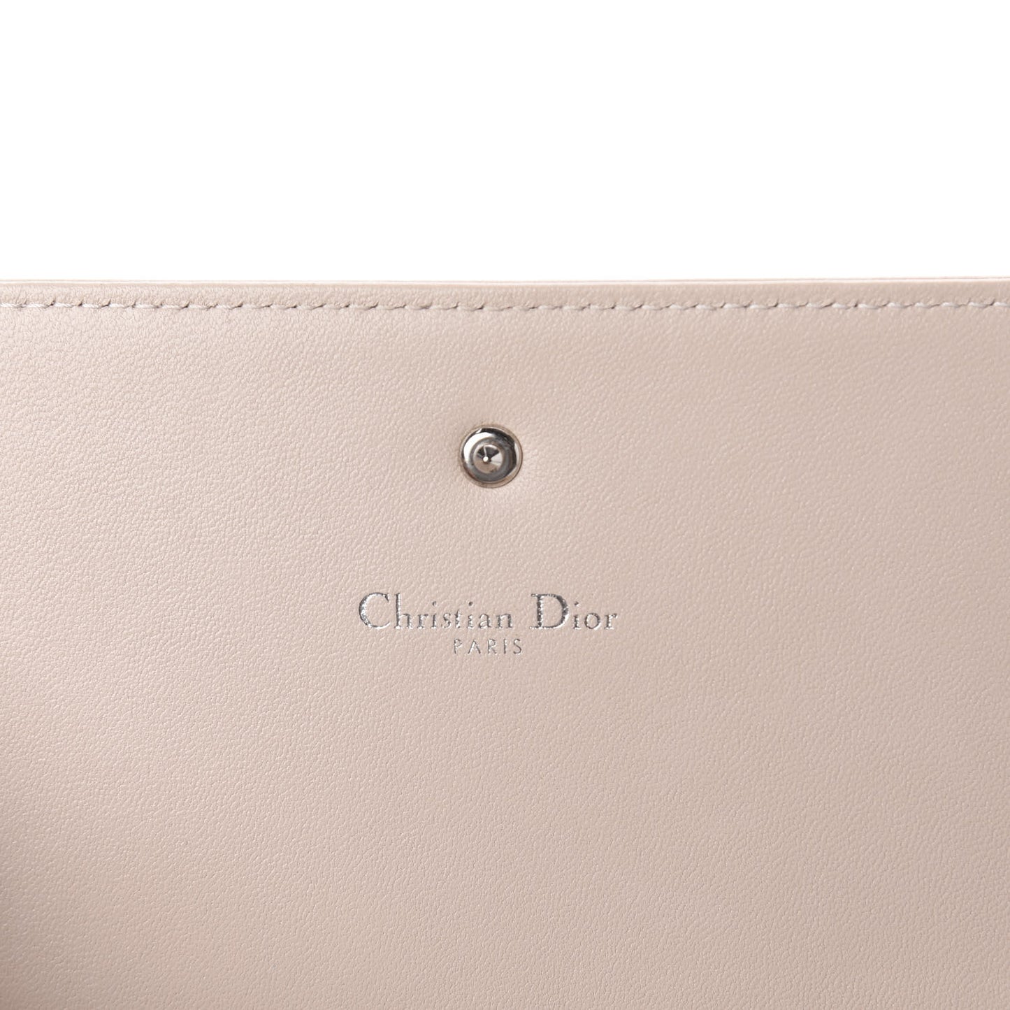 Grained Calfskin Diorama Croisiere Chain Wallet Rose Poudre