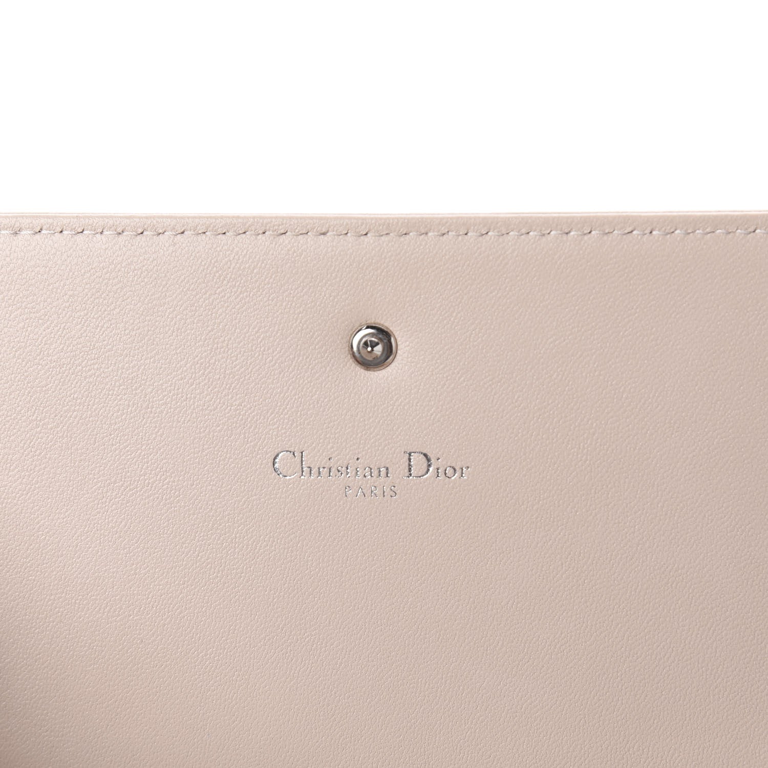 Christian Dior Grained Calfskin Diorama Croisiere Chain Wallet Rose Poudre 5 of 7
