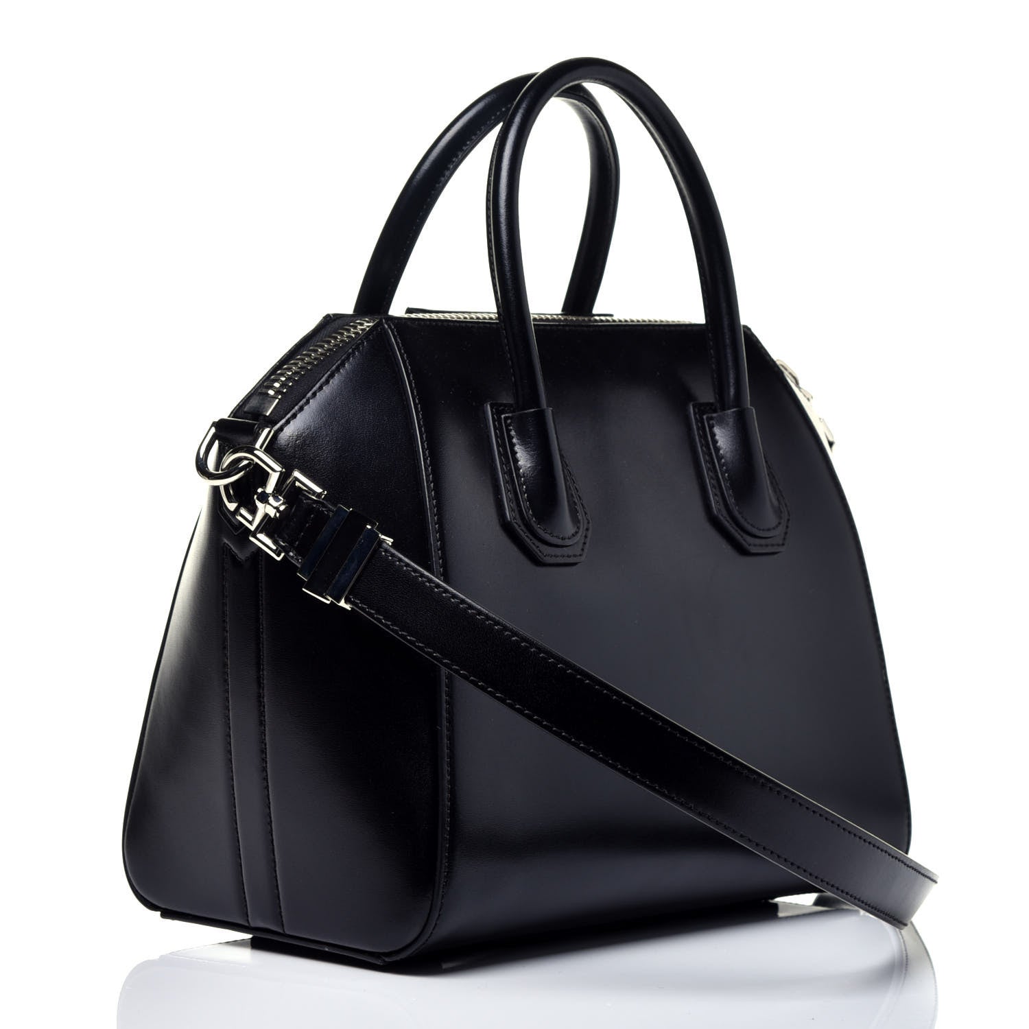 Givenchy Shiny Lord Calfskin Small Antigona Black 4 of 10