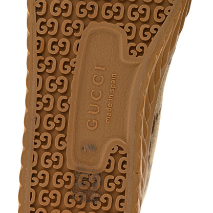Gucci Monogram Jumbo GG New Lace Papin Mens Tortuga High Top Sneakers 11.5 Camel Ebony Black 8 of 10
