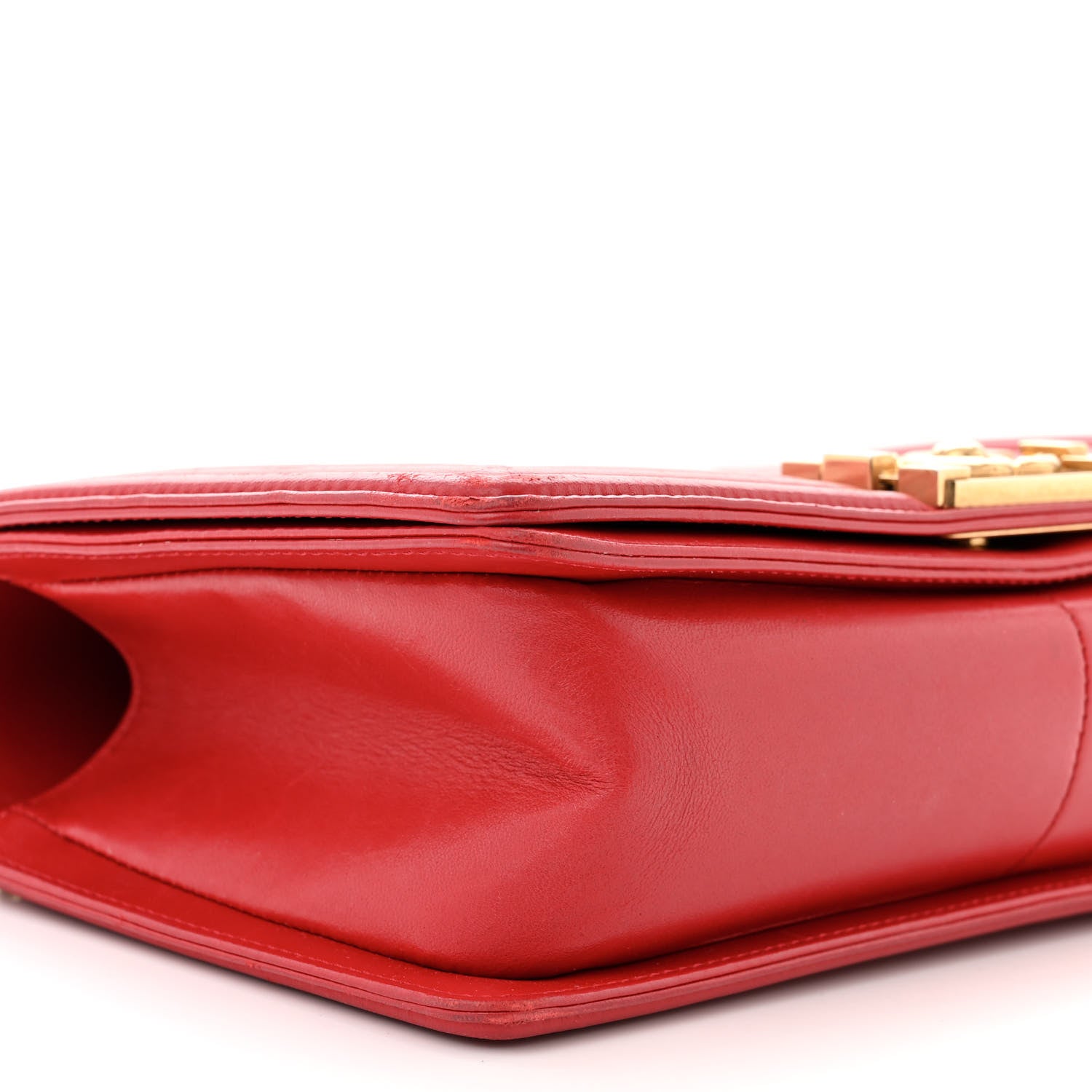 Chanel Lambskin Quilted Medium Boy Flap Red 9 of 15