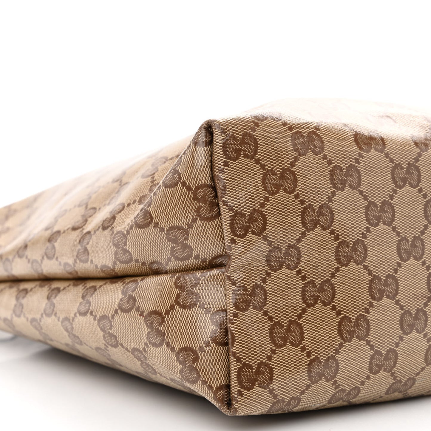 Crystal Monogram Joy Tote Dark Brown