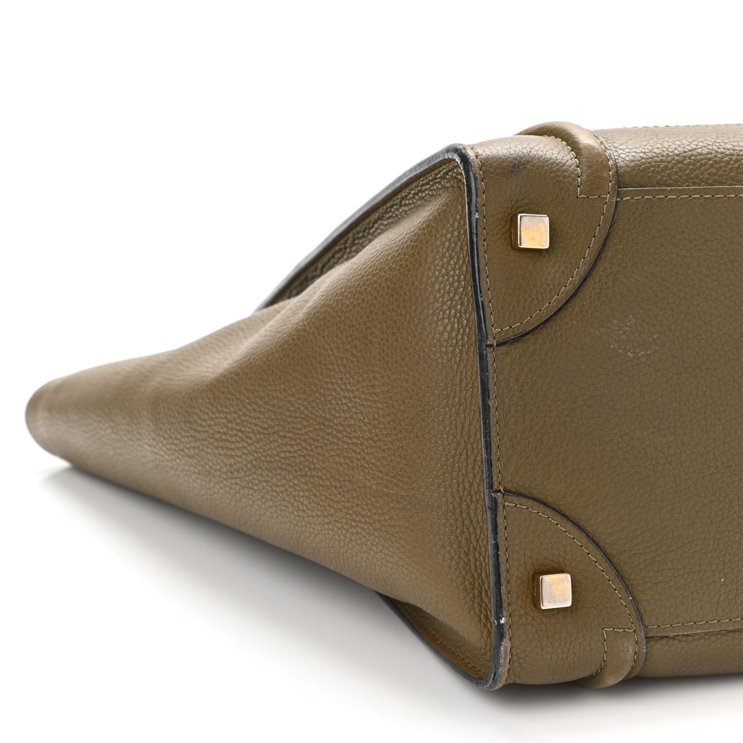 Drummed Calfskin Mini Luggage Souris