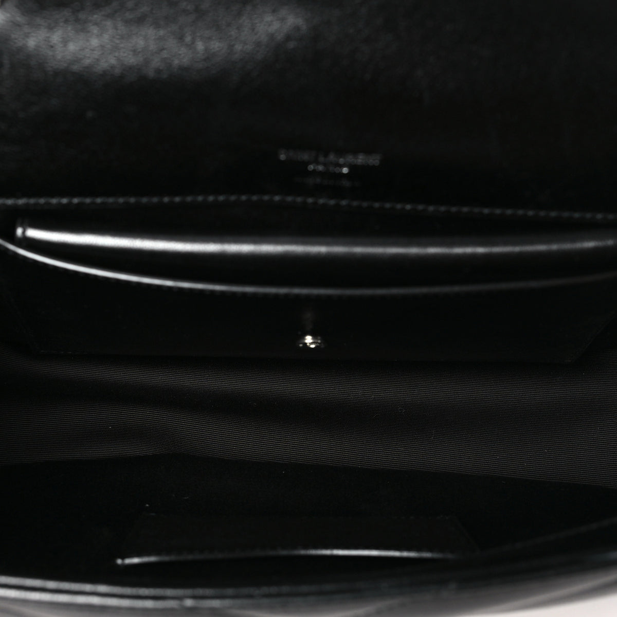 Saint Laurent Lambskin Chevron Quilted Medium Loulou Black 6 of 11