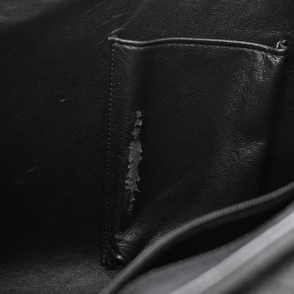 Chanel Caviar Quilted CC Accordion Shopping Bag Black 12 of 12