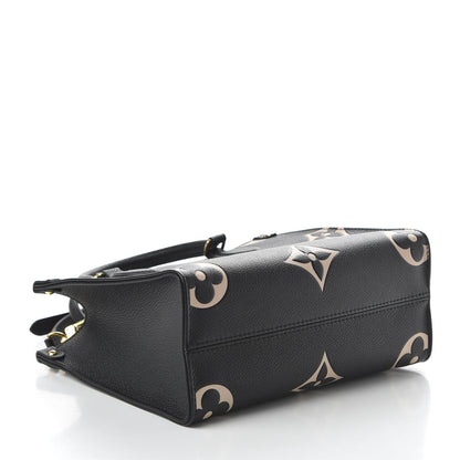 Louis Vuitton Empreinte Monogram Giant Onthego PM Black Beige 4 of 9
