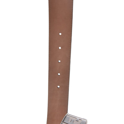 Fendi Vitello F is Fendi Bi-Color FF 1974 Embossed Belt 85 34 Maya Black 5 of 6