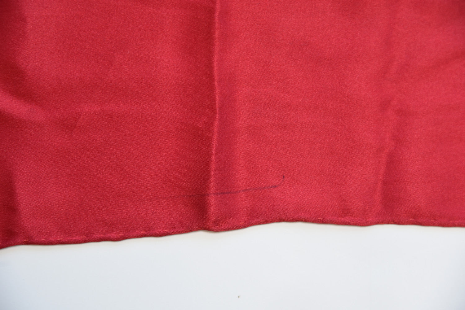 Chanel Silk CC Square Scarf Red 7 of 10