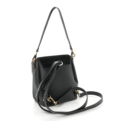 Chloe Suede Calfskin Small Faye Backpack Black 3 of 12
