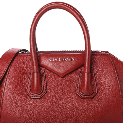 Givenchy Sugar Goatskin Mini Antigona Dark Red 10 of 10