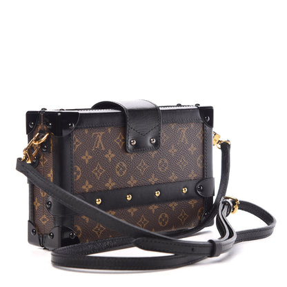 Louis Vuitton Monogram Petite Malle Black 3 of 8