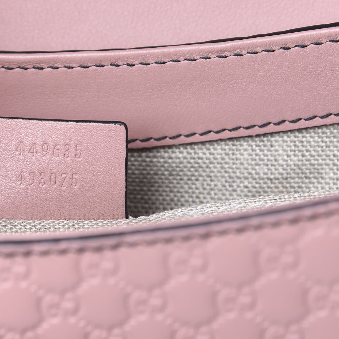 Microguccissima Medium Emily Chain Shoulder Bag Soft Pink