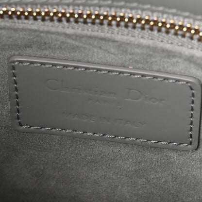 Christian Dior Patent Cannage Small Lady Dior Grey 5 of 9