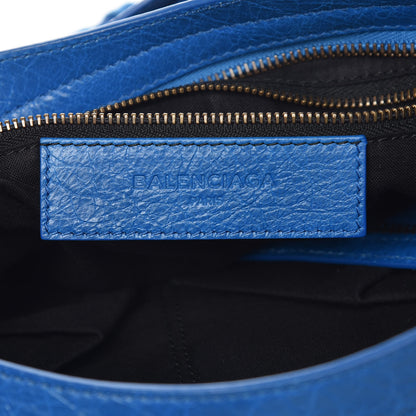 Balenciaga Agneau Giant 12 Gunmetal Hardware City Bleu Rivage 7 of 10