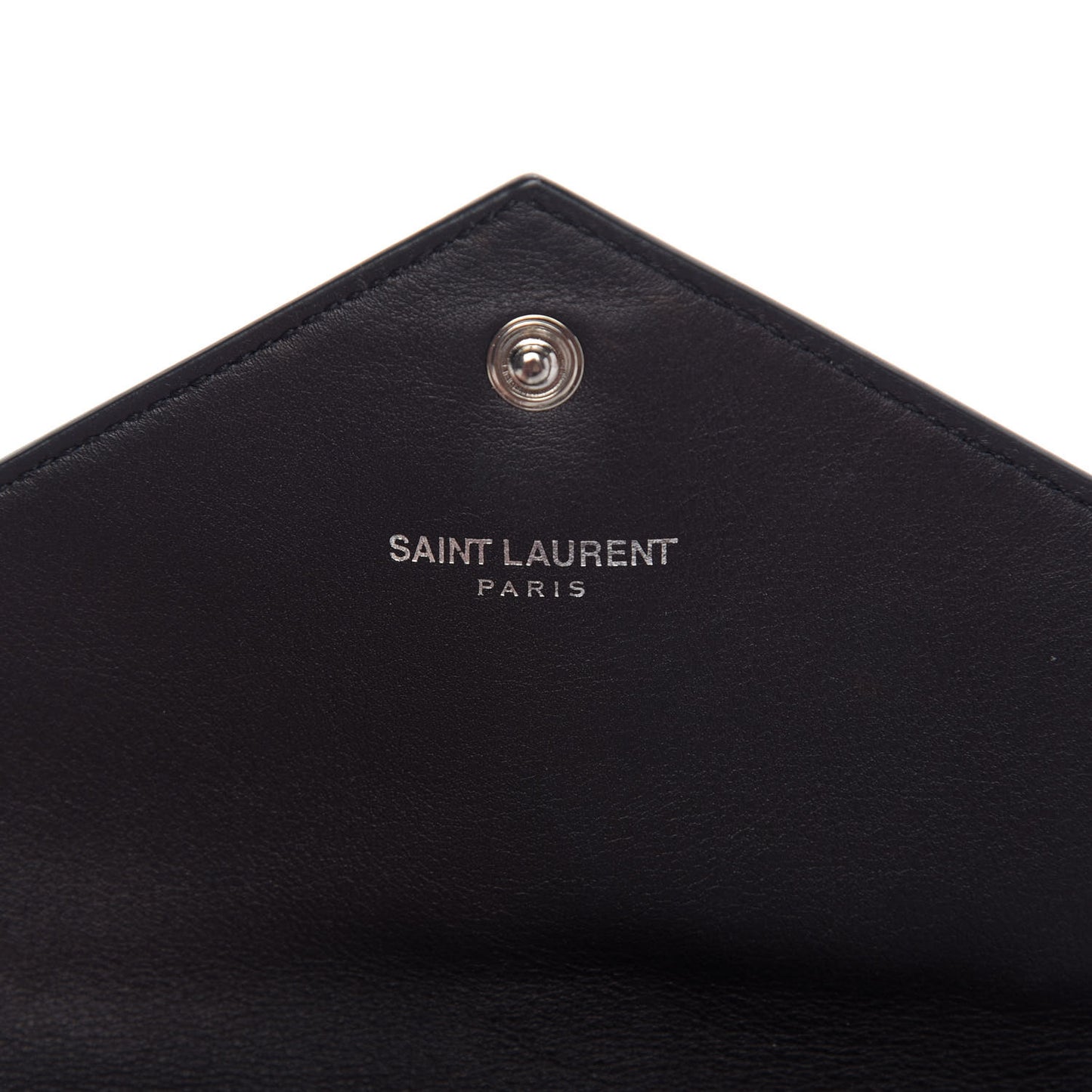 Calfskin Monogram Tri Pocket Crossbody Bag Black