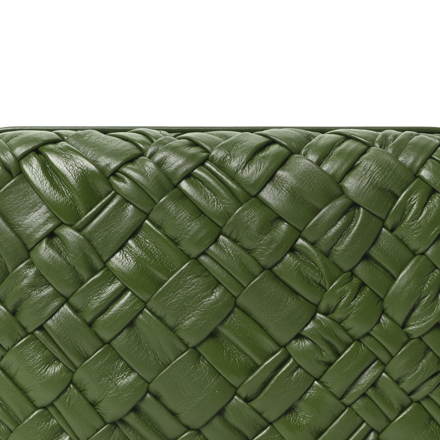 Bottega Veneta Calfskin Intrecciato Knot On Strap Avocado 7 of 9