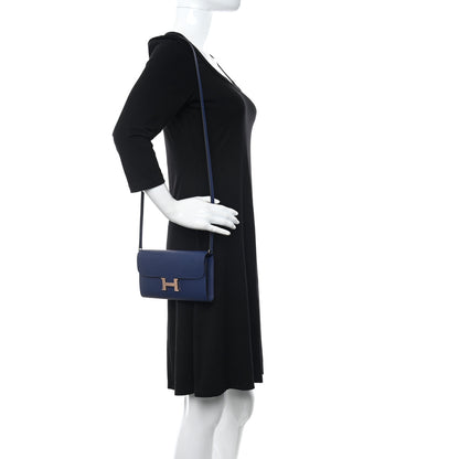 Hermes Epsom Constance Long To Go Wallet Bleu Saphir 2 of 10