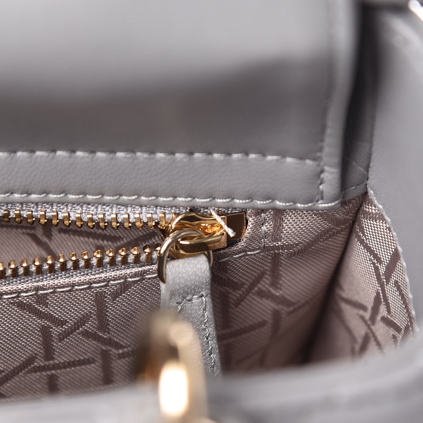 Lambskin Cannage Small My Lady Dior Gris