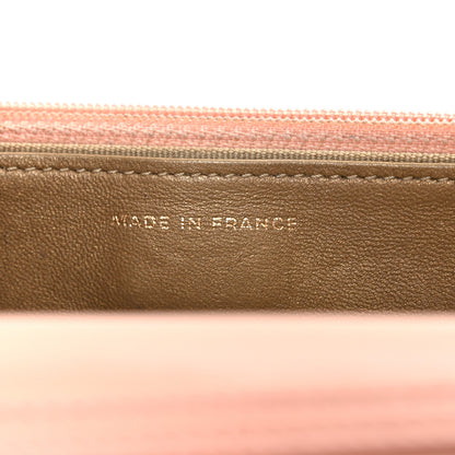 Chanel Lambskin Quilted CC Pearl Crush Wallet on Chain WOC Light Orange 7 of 12