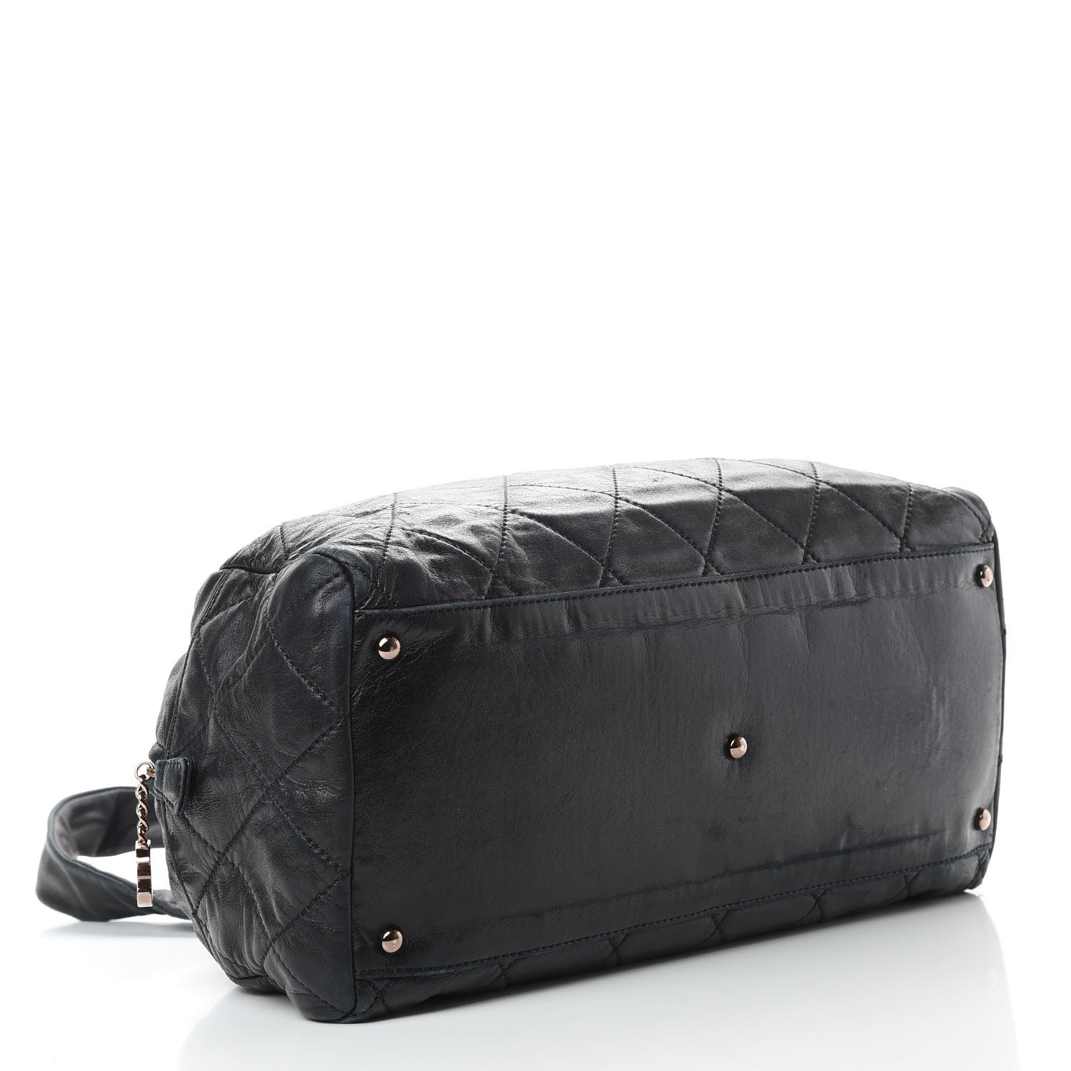Chanel Lambskin Cloudy Bundle Bowler Black 4 of 15