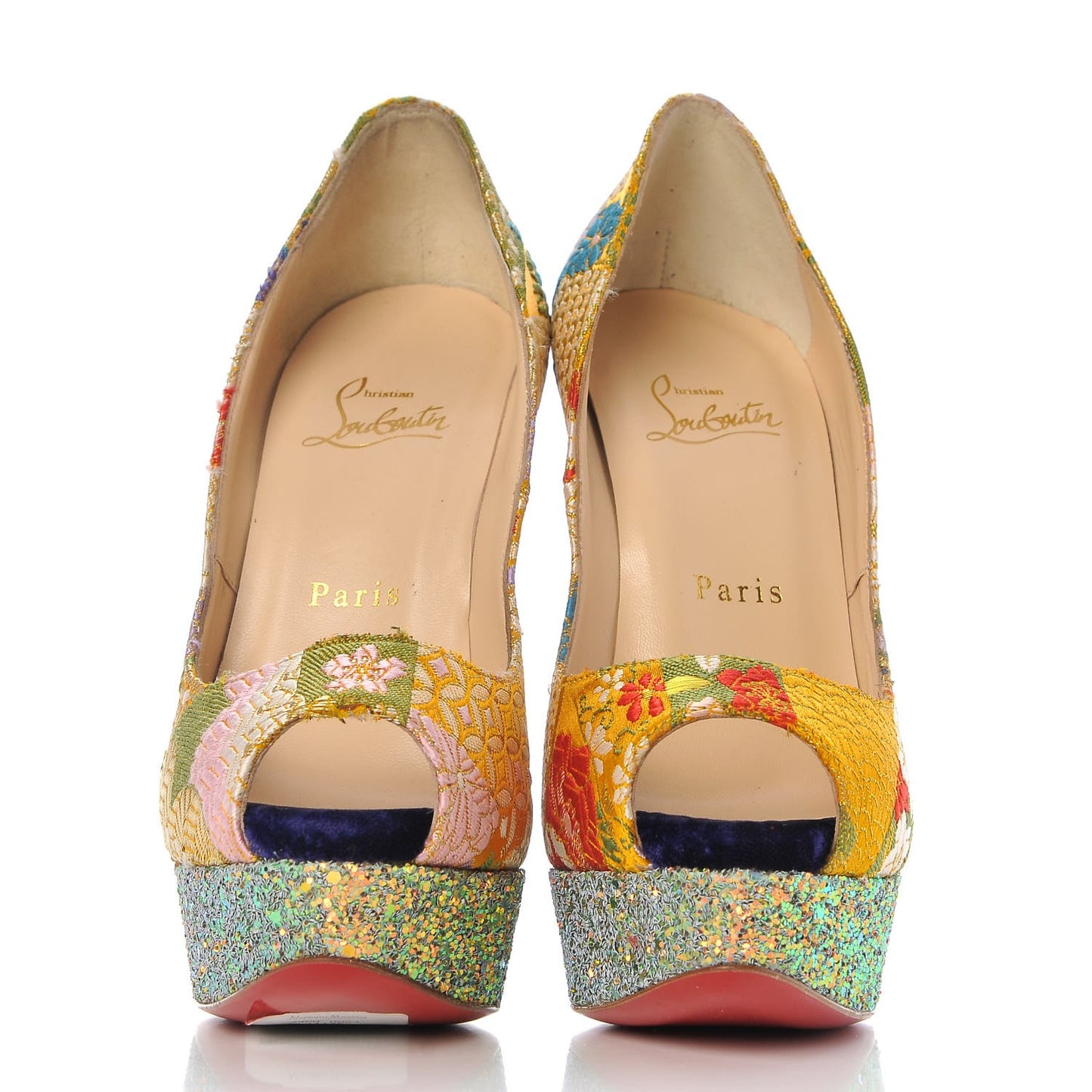 Tissu Glitter Dragon Lady Peep 150 Pumps 37.5 Pollen