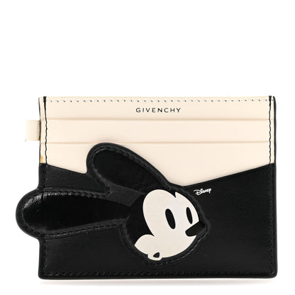 Givenchy X DISNEY Calfskin Oswald Card Holder White Black 1 of 9