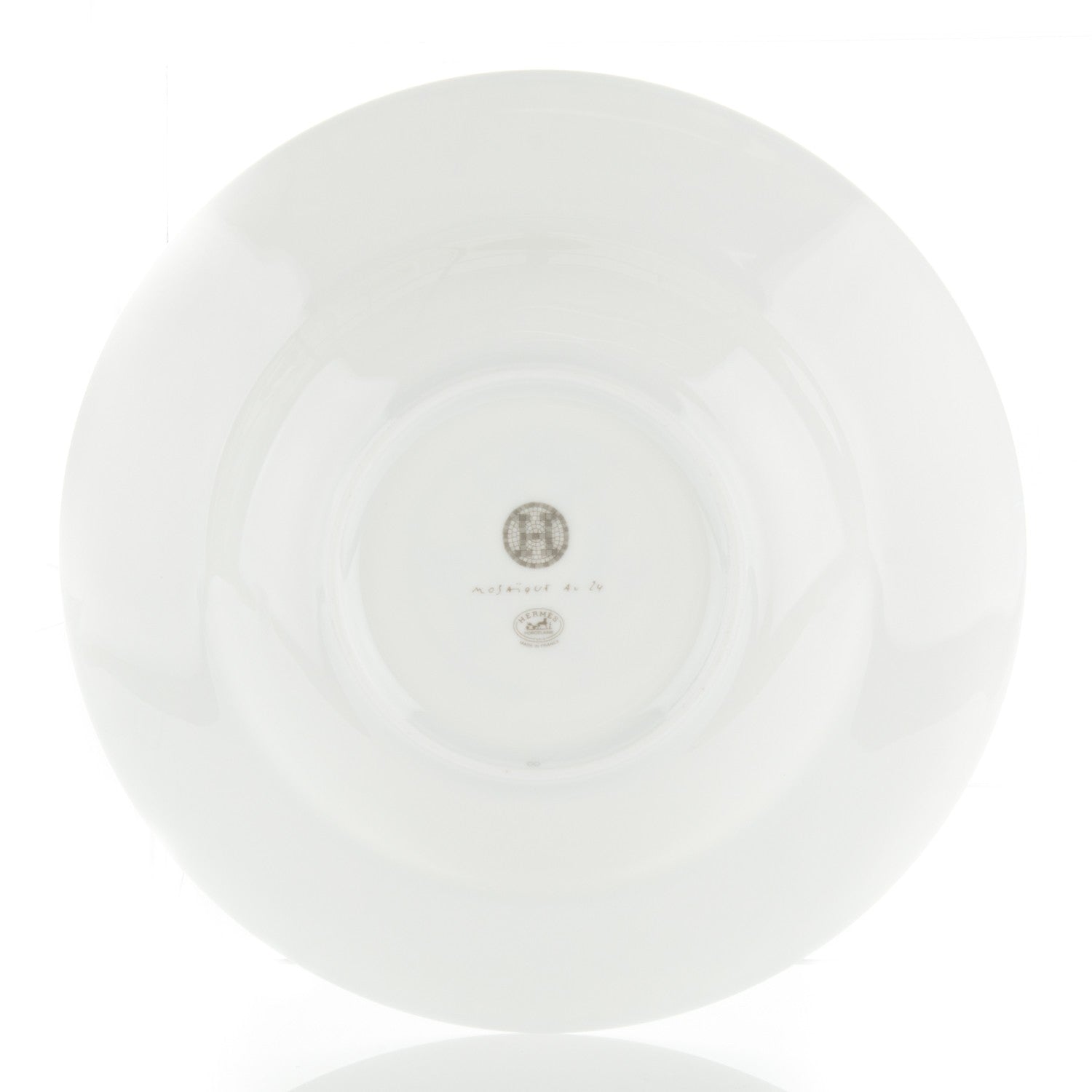 Hermes Porcelain Mosaique Au 24 Platine Soup Bowl Set of 2 7 of 7
