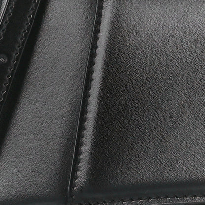 Balenciaga Shiny Box Calfskin Small Hourglass Top Handle Bag Black 8 of 11