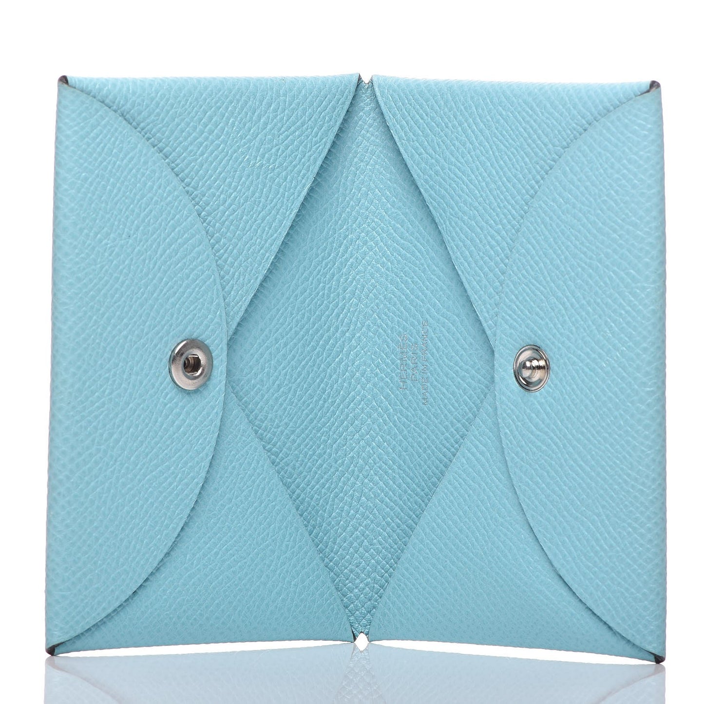 Epsom Calvi Card Case Bleu Atoll