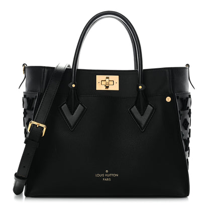 Louis Vuitton Calfskin Monogram Tufting On My Side Black 1 of 10