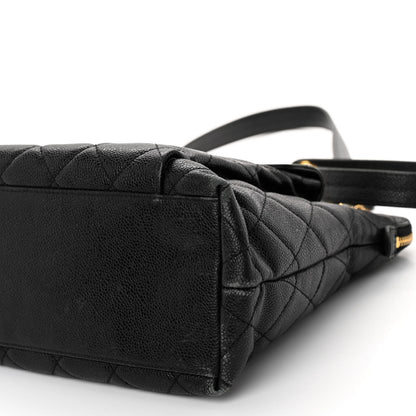 Chanel Caviar Quilted Flap Shoulder Bag Black 9 of 12