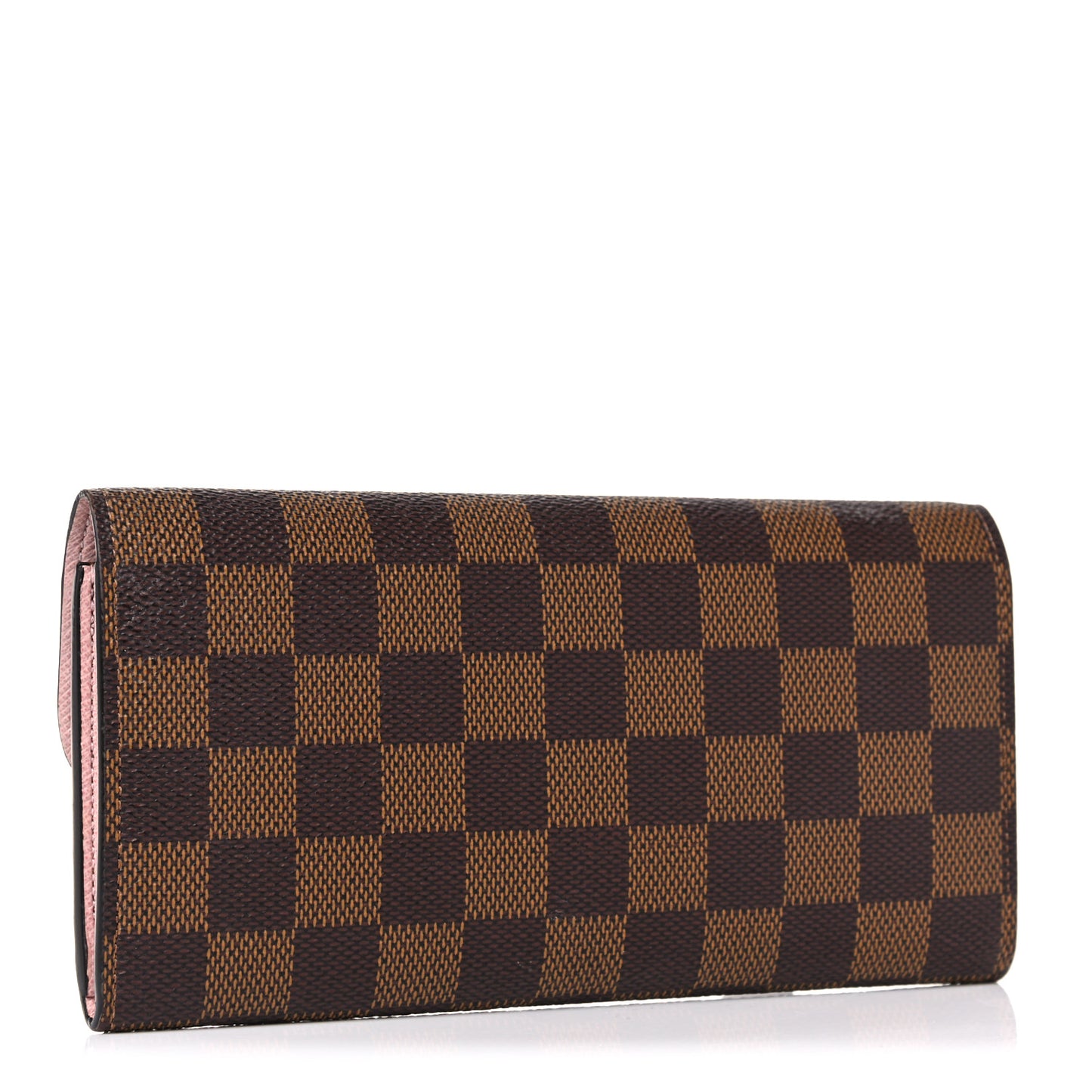 Damier Ebene Emilie Wallet Rose Ballerine