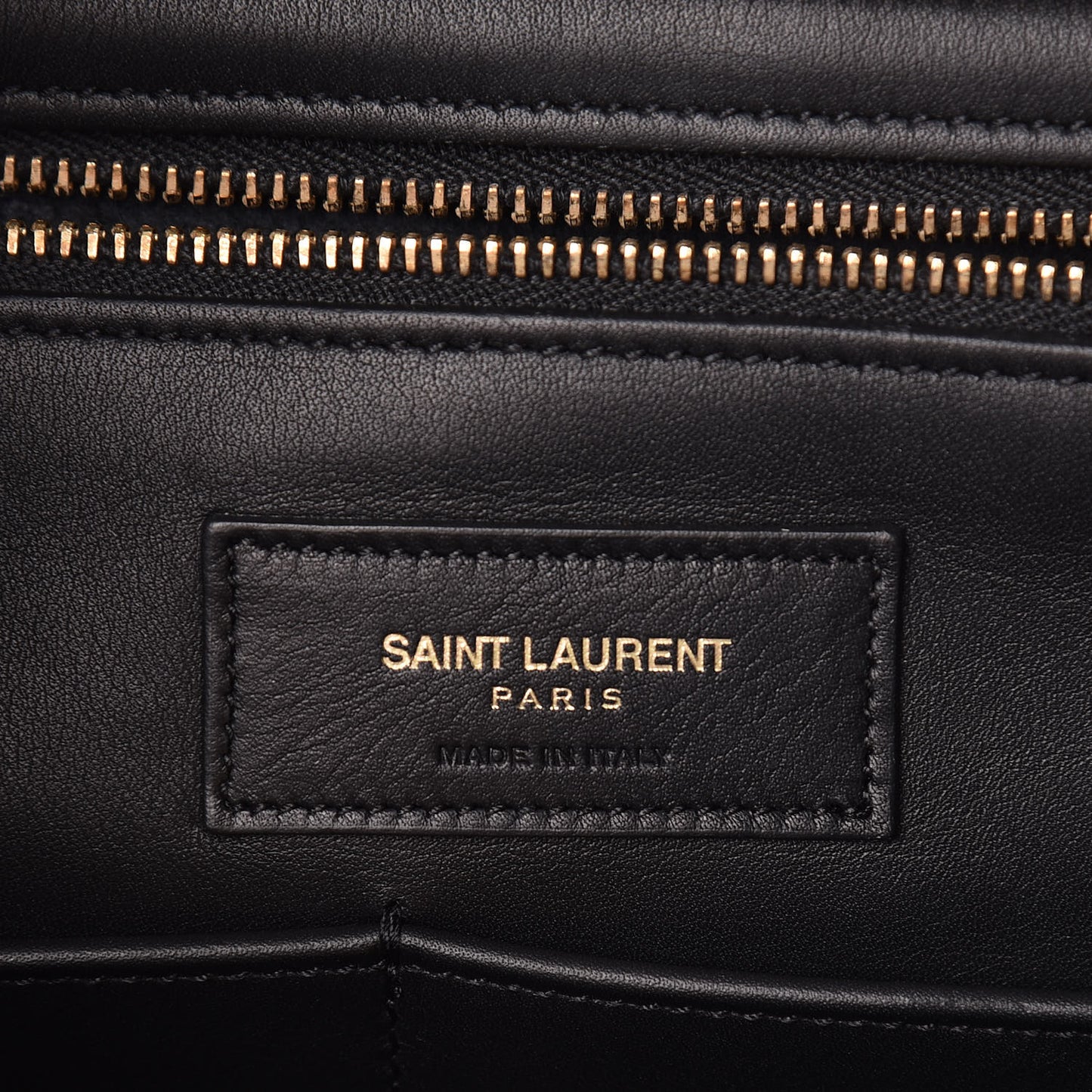 Calfskin Medium Classic Y Cabas Black