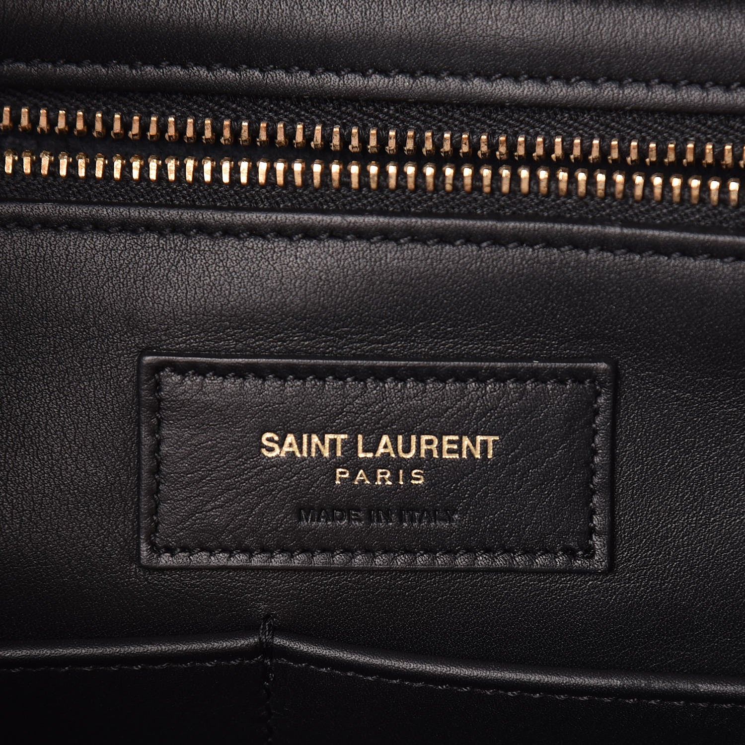 Saint Laurent Calfskin Medium Classic Y Cabas Black 7 of 10