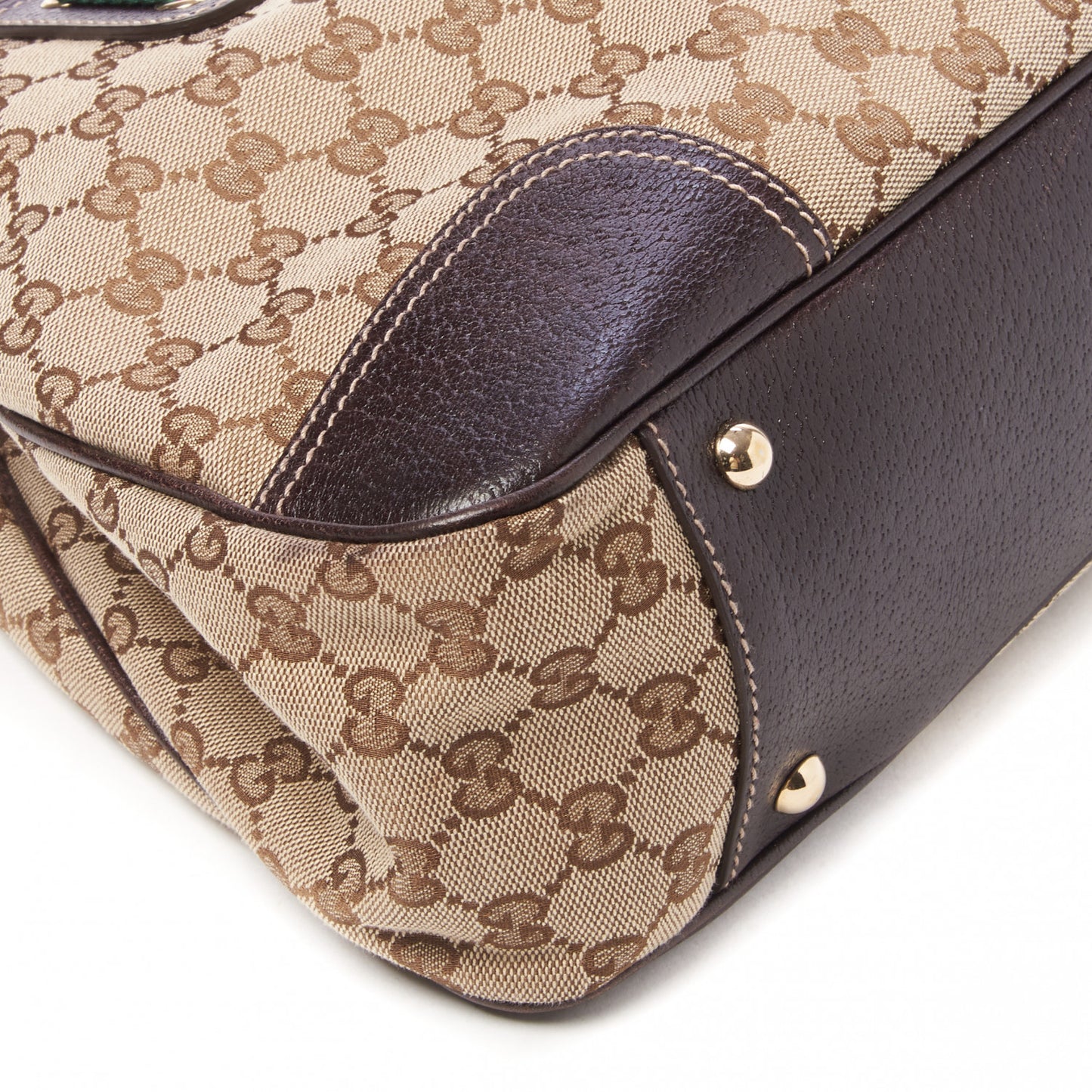 Monogram Medium Princy Tote Dark Brown