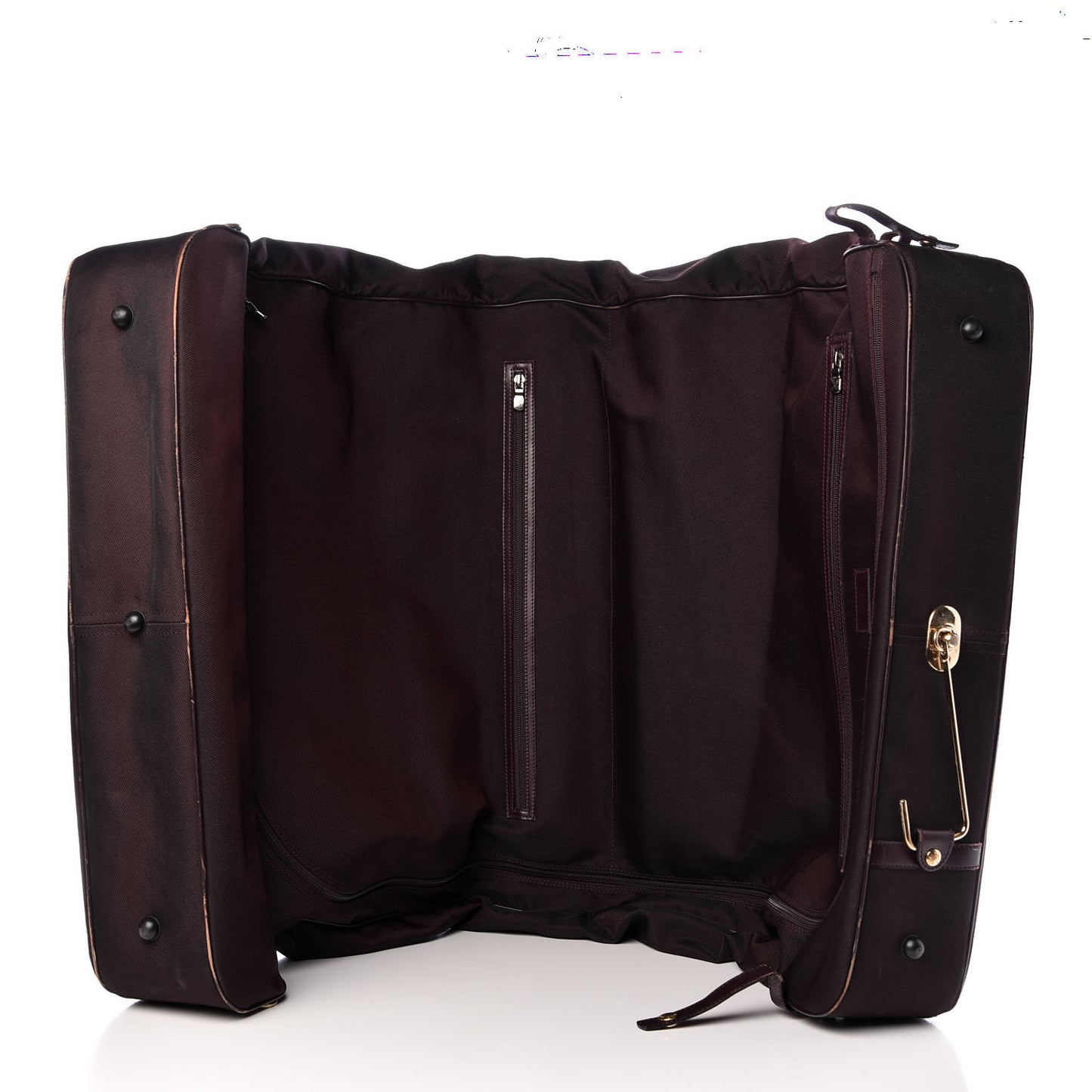 Taiga Canvas 5 Hanger Garment Carrier Bordeaux