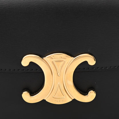 Celine Shiny Calfskin Mini Triomphe Black 7 of 9