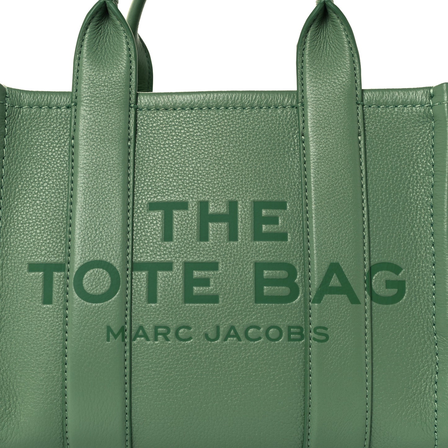 Grained Calfskin Small The Tote Bag Aspen Green